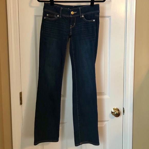American Eagle Slim Bootcut Jeans, Size 00 Short - Picture 1 of 3